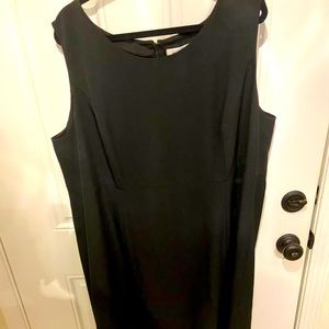 Kasper black sleeveless plus size dress worn probably twice